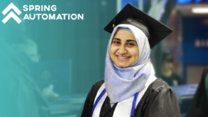 Naba Al-Akashi at her graduation.