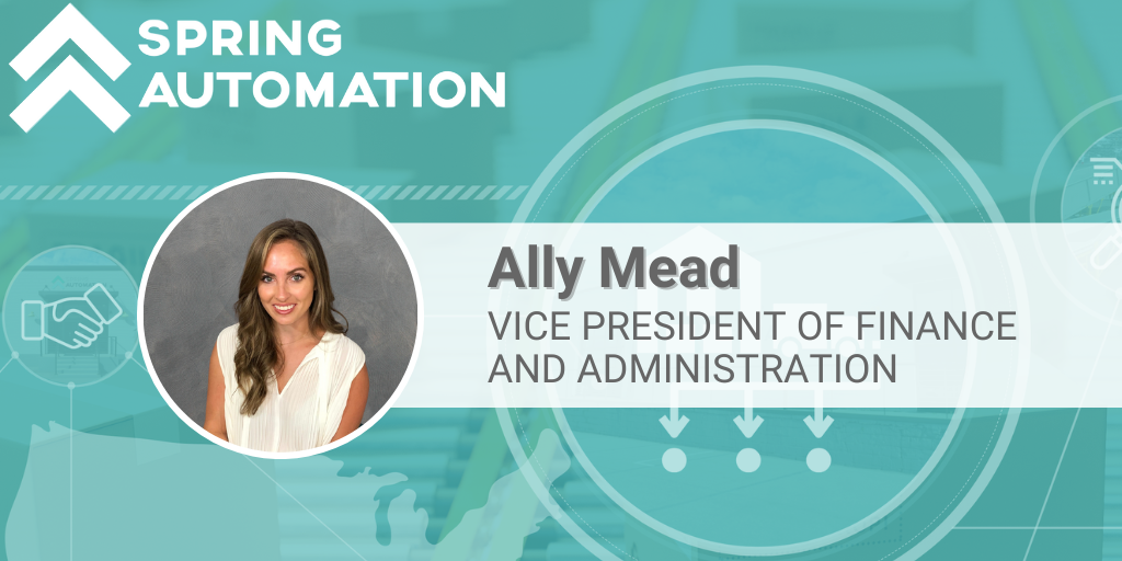 Ally Mead Promoted to Vice President of Finance and Administration